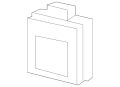 Receiver-Tyre Pr (Jaguar OEM) C2C24259OEM