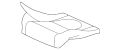 Cover-Cushion (Jaguar OEM) C2C30296AMROEM