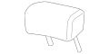 Headrest (Jaguar OEM) C2C36443SELOEM