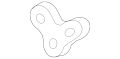 Bracket-Exhst Mt (Jaguar OEM) C2C36505OEM