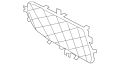 Mesh-Radiator Gr (Jaguar OEM) C2C36782OEM