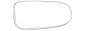 Glass-Door Mirro (Jaguar OEM) C2C37098OEM