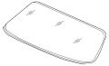 Glass-Backlight (Jaguar OEM) C2C38939OEM