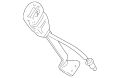 Buckle-Seatbelt (Jaguar OEM) C2C41054AMBOEM