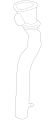Tube-Drain (Jaguar OEM) C2C4960OEM