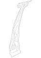 Reinf-B/C Post (Jaguar OEM) C2C8836OEM
