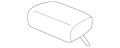 Headrest (Jaguar OEM) C2D11390CJBOEM