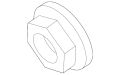 Nut And Washer (Jaguar OEM) C2D13865OEM