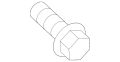 Screw/Washer (Jaguar OEM) C2D14469OEM