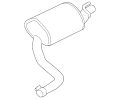 Silencer-Exh Rr (Jaguar OEM) C2D17099OEM