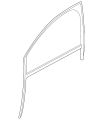 Channel-Glass (Jaguar OEM) C2D23585OEM