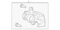 Housing-Caliper (Jaguar OEM) C2D30775OEM