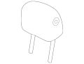 Headrest C2D42902WVCOEM