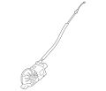 Actuator & Cable (Jaguar OEM) C2D56410OEM