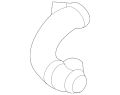 Hose-Radiator (Jaguar OEM) C2D6004OEM