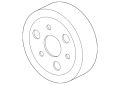 Pulley-Water Pum (Jaguar OEM) C2G2879OEM