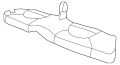 Cushion - Discontinued (Jaguar OEM) C2N2196LHJOEM