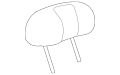 Headrest - Discontinued (Jaguar OEM) C2N3193LEGOEM