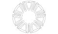 Wheel-Road-Alloy (Jaguar OEM) C2N3315KOEM