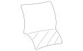 Cover-Cushion (Jaguar OEM) C2N3816LGJOEM