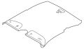 Headlining (Jaguar OEM) C2N3829AGDOEM