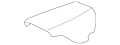 Cover-Tunnel (Jaguar OEM) C2P10321RGHOEM