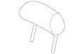 Headrest (Jaguar OEM) C2P10327RGVOEM