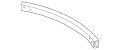 Beam-Bumper (Jaguar OEM) C2P12091OEM