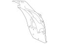 Liner-Wheelarch (Jaguar OEM) C2P12151OEM