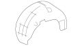 Liner-Wheelarch C2P12153OEM