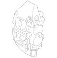 Caliper-Brake (Jaguar OEM) C2P15993OEM