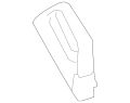 Guide-Seatbelt (Jaguar OEM) C2P19766AMSOEM