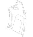 Backcover-Squab - Discontinued (Jaguar OEM) C2P21344NEDOEM