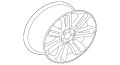 Wheel-Road-Alloy (Jaguar OEM) C2P21744KOEM