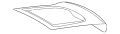 Panel-Tailgate (Jaguar OEM) C2P22266OEM