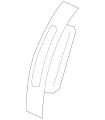 Bezel (Jaguar OEM) C2P22487OEM