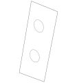 Plate-Reinforcem (Jaguar OEM) C2P24491OEM