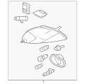 Headlamp - Discontinued (Jaguar OEM) C2P25620OEM