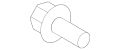 Bolt & Washer (Jaguar OEM) C2P2766OEM