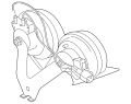 Horn (Jaguar OEM) C2P4228OEM