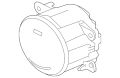 Lamp-Fog (Jaguar OEM) C2P4884OEM