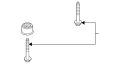 Bolt & Washer (Jaguar OEM) C2P7261OEM