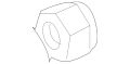 Nut (Jaguar OEM) C2P7440OEM