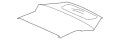 Cover-Hood (Jaguar OEM) C2P7553CFXOEM