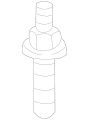 Stud (Jaguar OEM) C2S10497OEM