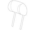 Headrest (Jaguar OEM) C2S12275LHJOEM