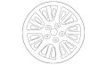 Wheel-Road-Alloy (Jaguar OEM) C2S14077OEM
