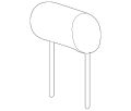 Headrest (Jaguar OEM) C2S14439LHJOEM