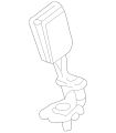 Buckle-Seatbelt (Jaguar OEM) C2S14585LGPOEM