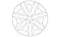 Wheel-Road-Alloy (Jaguar OEM) C2S26814OEM